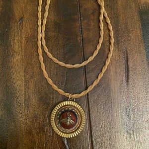 Authentic Gucci Charm Necklace on Monet chain